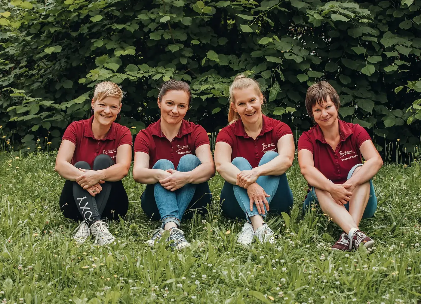 Das Team von YOUR-BALANCE: Bianka Rubey, Natalie Möschler, Dietlind Hertel und Susann Pflugbeil
